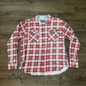 Lost Men’s Plaid Flannel Longsleeve Buttondown Shirt